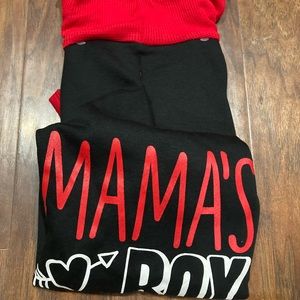 NWT Mamas Boy Dog Hoodie Shirt